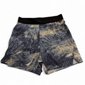 Men’s Lululemon Lab Diffract Shorts Black/Blue